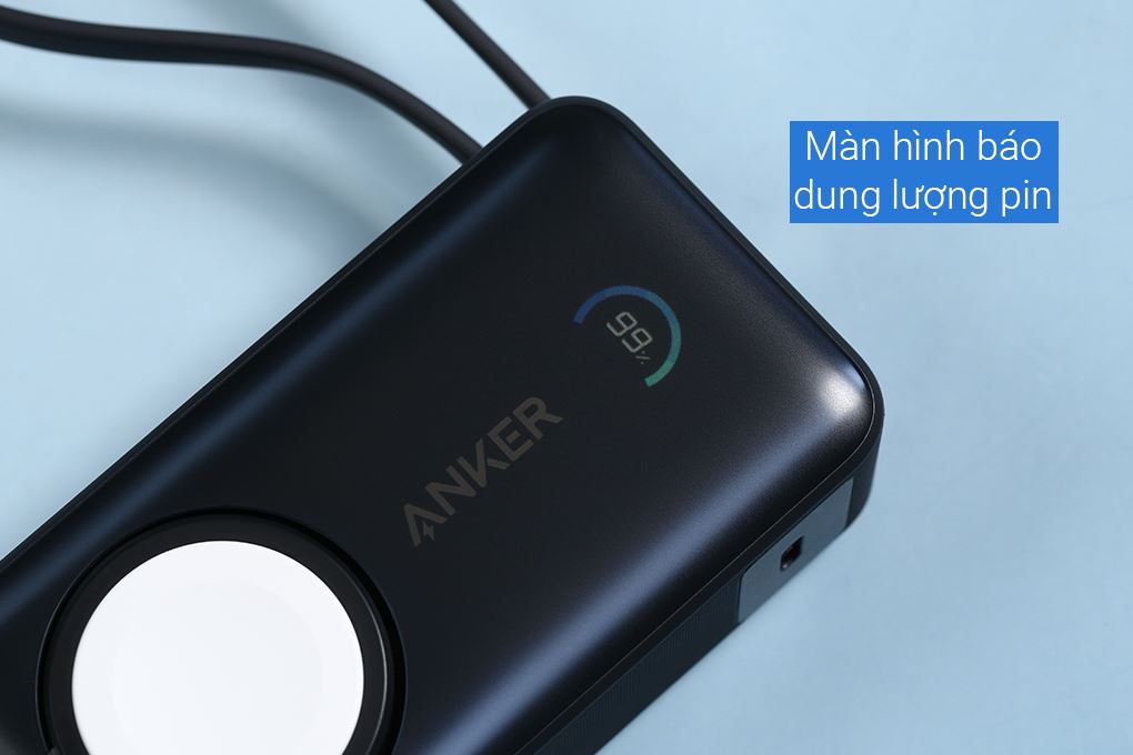 Pin sạc dự phòng 10000mAh Type C PD 30W Anker Nano A1657 kèm Cáp Type C và Sạc Apple Watch - 10