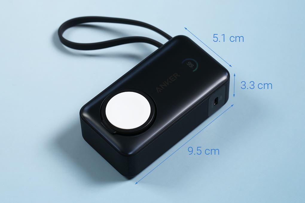 Pin sạc dự phòng 10000mAh Type C PD 30W Anker Nano A1657 kèm Cáp Type C và Sạc Apple Watch - 14