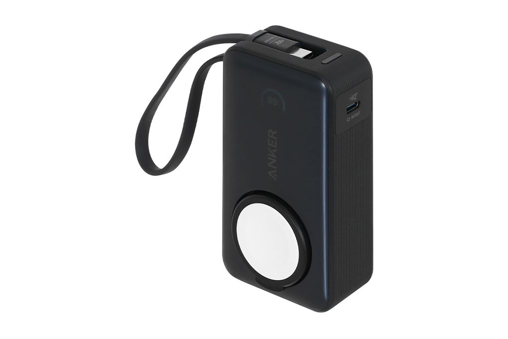 Pin sạc dự phòng 10000mAh Type C PD 30W Anker Nano A1657 kèm Cáp Type C và Sạc Apple Watch - 2