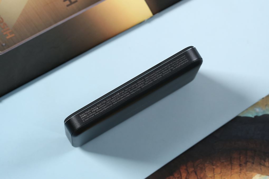 Pin sạc dự phòng Polymer 10000mAh Không dây Magnetic Qi2 Type C PD 30W Anker MagGo A1664 Màu Đen