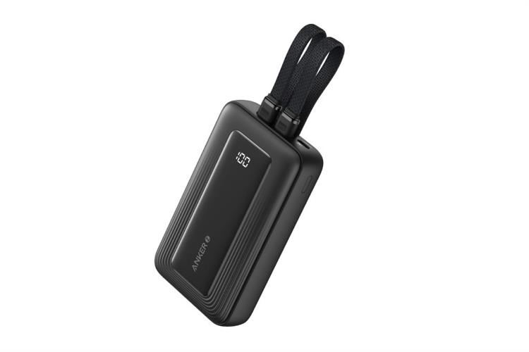 Pin sạc dự phòng Polymer 10000mAh Type C PD QC 3.0 30W Anker Zolo A1680 kèm Cáp Lightning và Type C Màu Đen