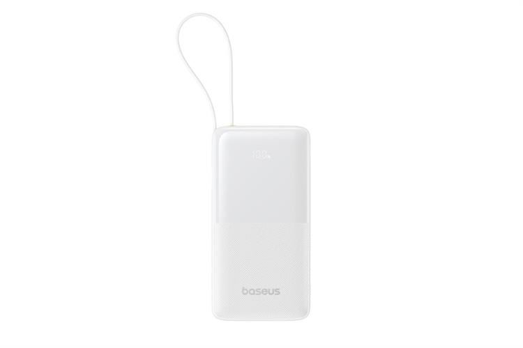 Pin sạc dự phòng Polymer 20000mAh Type C PD QC 3.0 20W Baseus Bipow 2 PPBD2-2W20 kèm Cáp Dây Rút Type C
