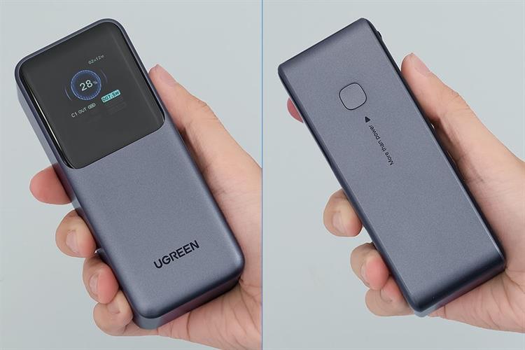 Pin sạc dự phòng 20000mAh Type C PD QC 3.0 130W Ugreen PB721 Màu Xám