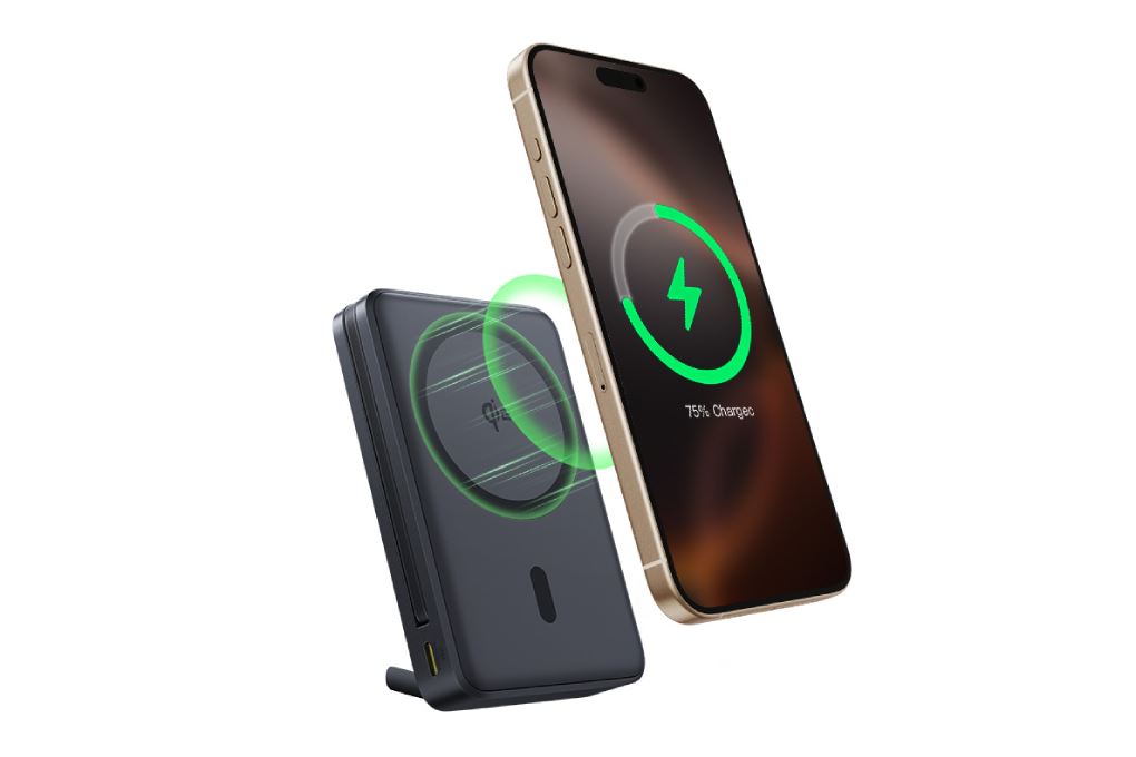 Pin sạc dự phòng 10000mAh Không dây Magnetic Qi2 Type C PD 45W Baseus Nomos PPNMS-1030SC kèm Cáp Type C Màu Đen