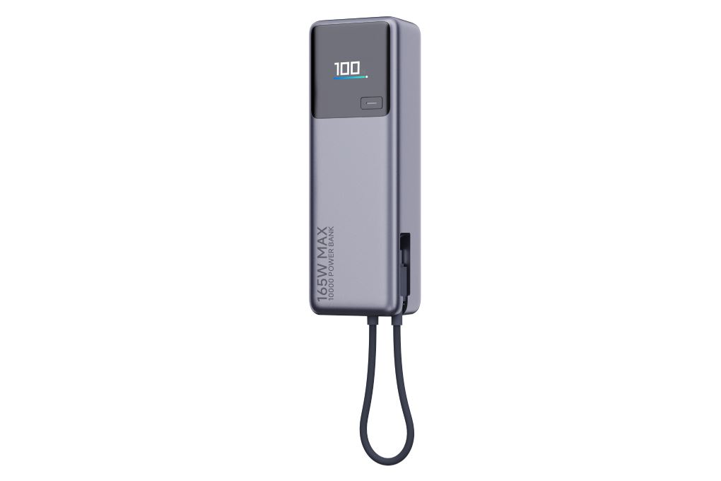 Pin sạc dự phòng 10000mAh Type C PD QC 3.0 165W Xiaomi PB1165MI kèm Cáp Type C Màu Đen