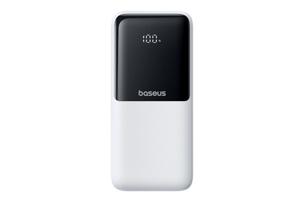 Pin sạc dự phòng 20000mAh Type C PD 22.5W Baseus Lipow PPJP312 kèm Cáp Lightning và Type C Màu Trắng
