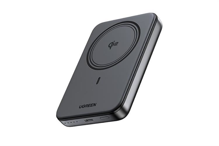 Pin sạc dự phòng Polymer 10000mAh Không dây Magnetic Qi2 Type C PD 20W Ugreen PB763