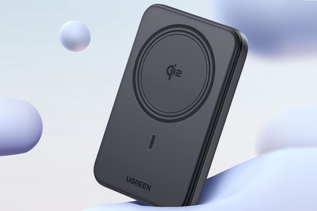 Pin sạc dự phòng Polymer 10000mAh Không dây Magnetic Qi2 Type C PD 20W Ugreen PB763 - 2