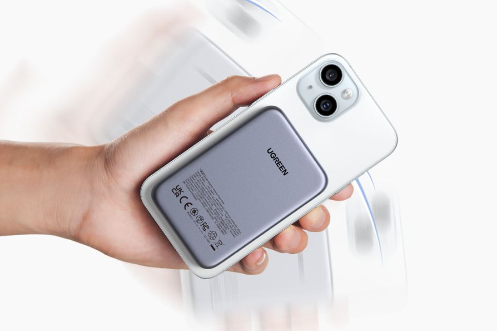 Pin sạc dự phòng Polymer 10000mAh Không dây Magnetic Qi2 Type C PD 20W Ugreen PB763 - 4