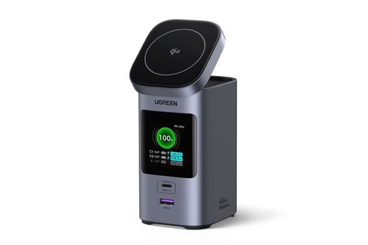 Pin sạc dự phòng 20000mAh Không dây Magnetic Qi2 Type C PD QC 3.0 145W Ugreen PB771