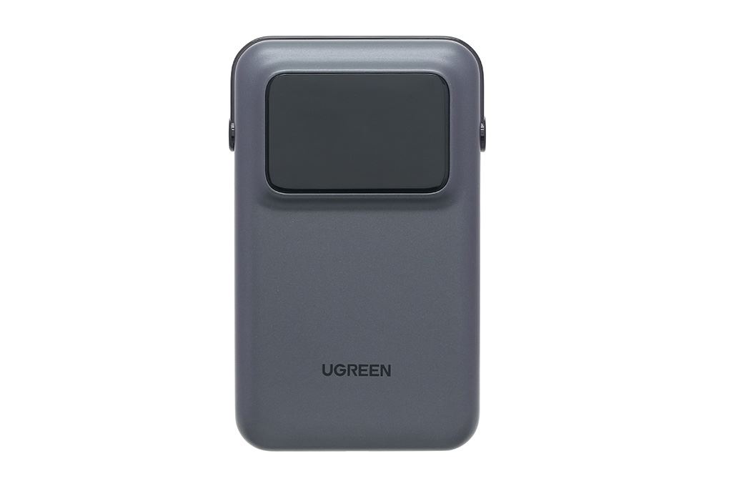Pin sạc dự phòng Polymer 10000mAh Type C PD QC 3.0 30W Ugreen Uno PB511 kèm Cáp Type C Màu Xám