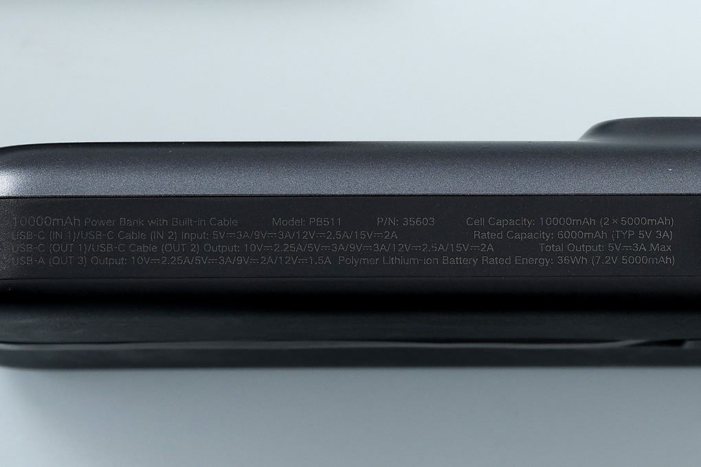 Pin sạc dự phòng Polymer 10000mAh Type C PD QC 3.0 30W Ugreen Uno PB511 kèm Cáp Type C Màu Xám
