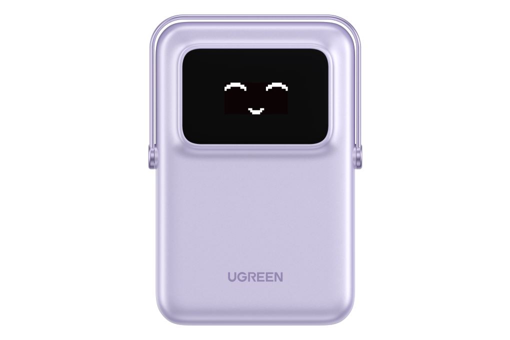 Pin sạc dự phòng Polymer 10000mAh Không dây Magnetic Qi2 Type C PD 20W Ugreen Uno PB764 Màu Tím