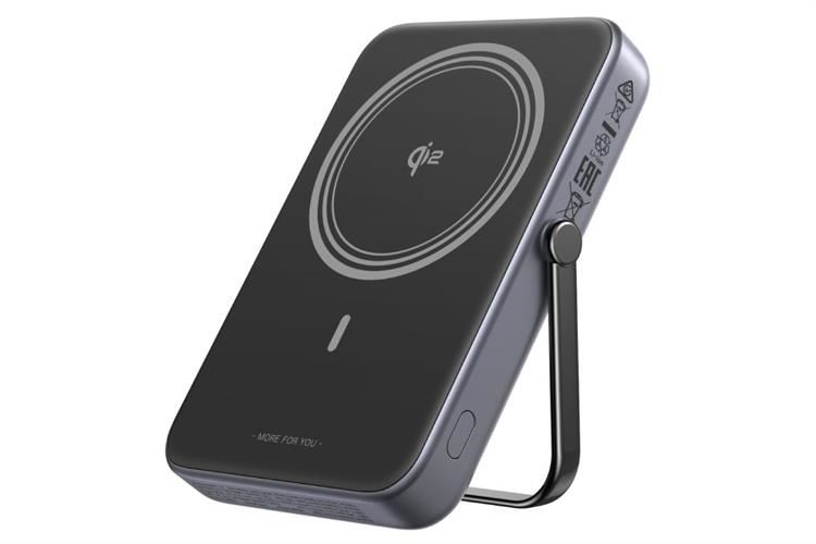 Pin sạc dự phòng Polymer 10000mAh Không dây Magnetic Qi2 Type C PD 20W Ugreen Uno PB764