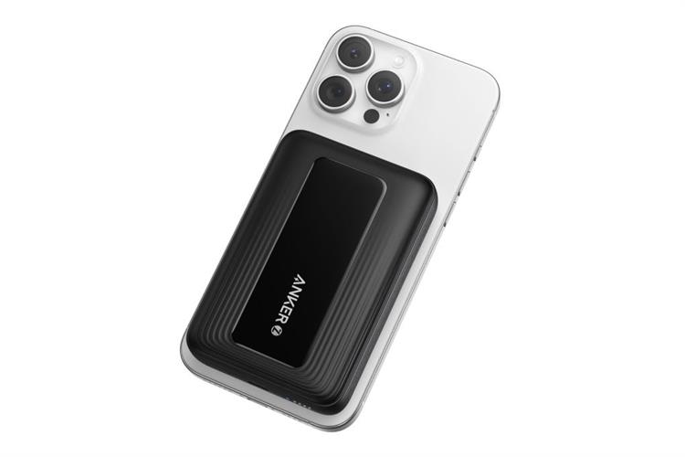 Pin sạc dự phòng Polymer 10000mAh Không dây Magnetic Type C PD 30W Anker Zolo A1684 Màu Đen