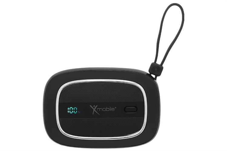 Pin sạc dự phòng 10000mAh Type C PD 22.5W Xmobile NeoMice GN-82 kèm Cáp Lightning và Type C Màu Đen