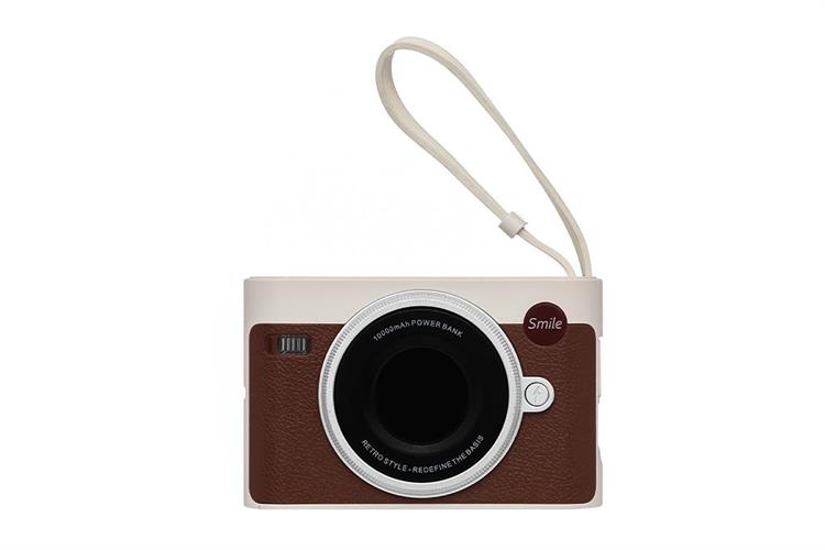 Pin sạc dự phòng 10000mAh Type C PD 22.5W Xmobile SnapGo R-38 kèm Cáp Lightning và Type C Màu Nâu