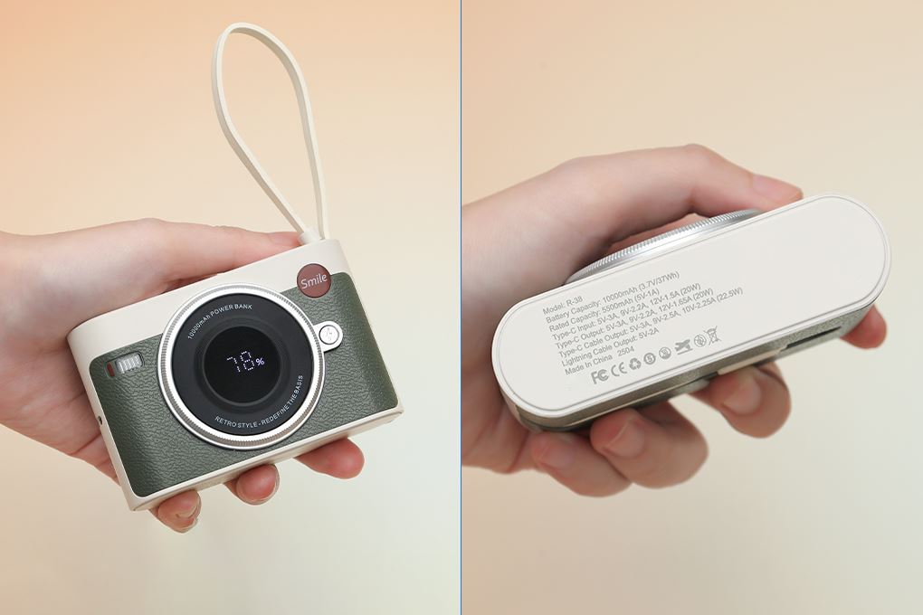 Pin sạc dự phòng 10000mAh Type C PD 22.5W Xmobile SnapGo R-38 kèm Cáp Lightning và Type C - 8