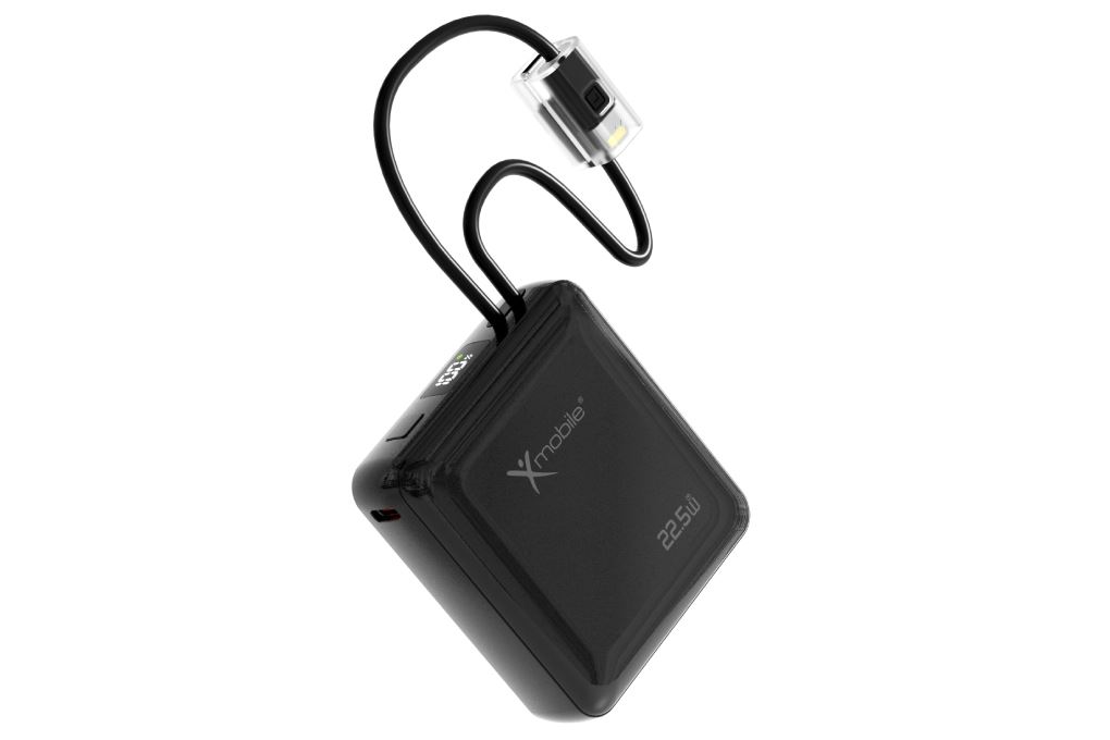 Pin sạc dự phòng 10000mAh Type C PD 22.5W Xmobile H19 kèm Cáp Lightning và Type C