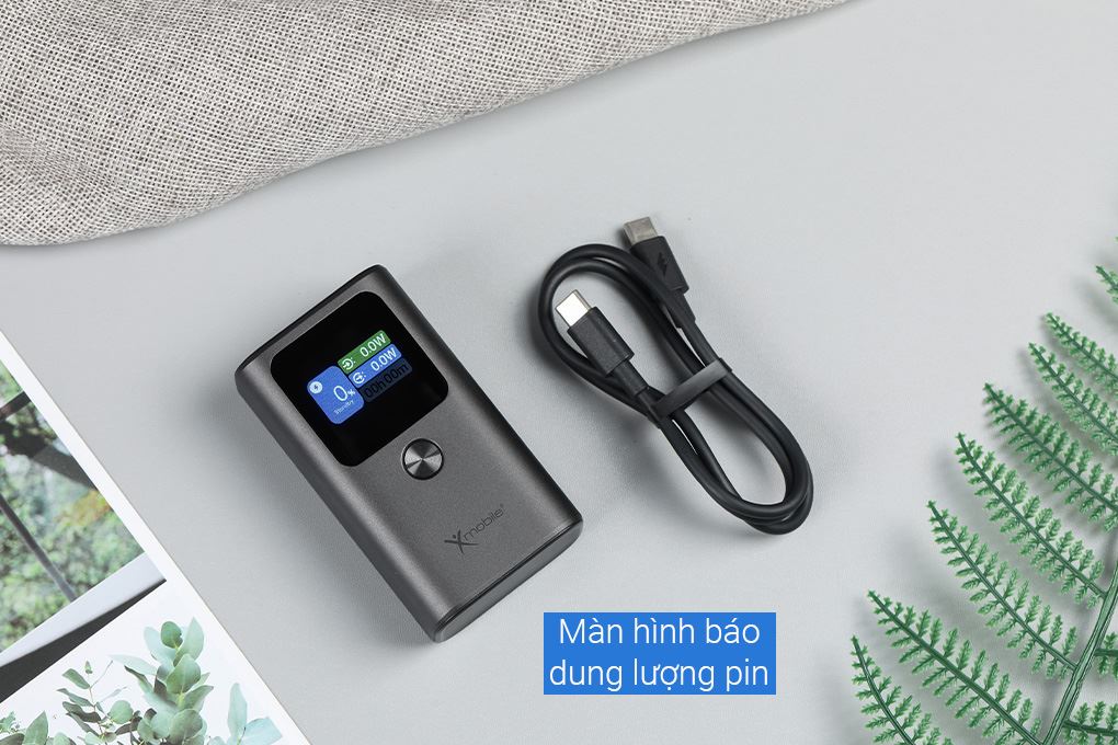 Pin sạc dự phòng 10000mAh Type C PD QC 3.0 55W Xmobile JP326 - 7