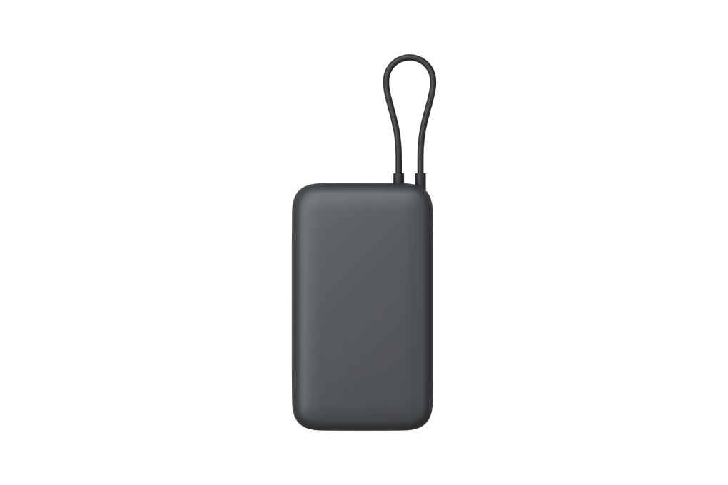 Pin sạc dự phòng 20000mAh Type C PD QC 3.0 22.5W Xiaomi PB2020MI kèm Cáp Type C Màu Xám đậm