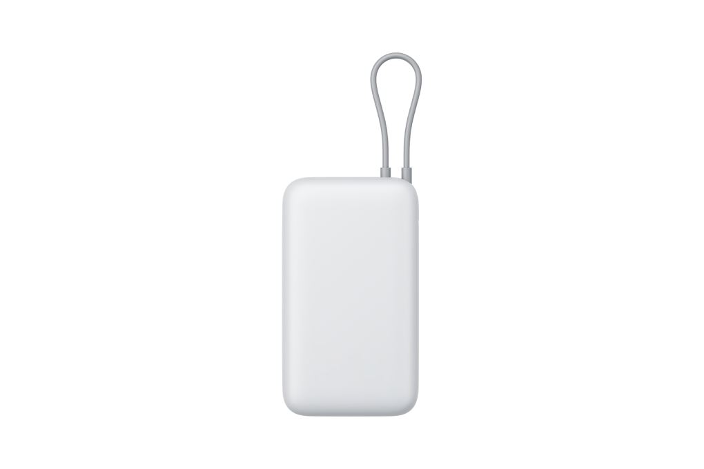 Pin sạc dự phòng 20000mAh Type C PD QC 3.0 22.5W Xiaomi PB2020MI kèm Cáp Type C Màu Xám nhạt