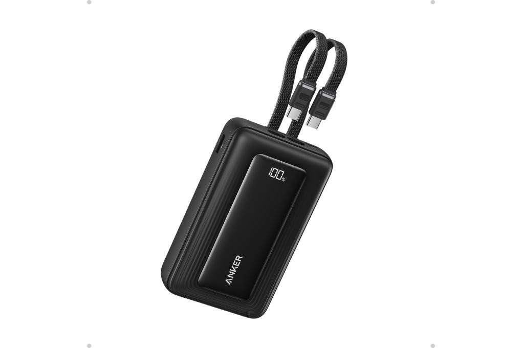 Pin sạc dự phòng Polymer 20000mAh Type C PD QC 3.0 45W Anker Zolo A1681 kèm 2 Cáp Type C Màu Đen
