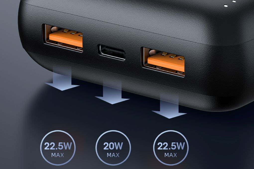 Pin sạc dự phòng Polymer 20000mAh Type C PD QC3.0 22.5W Innostyle Powermax IP20KPDBLK - 3