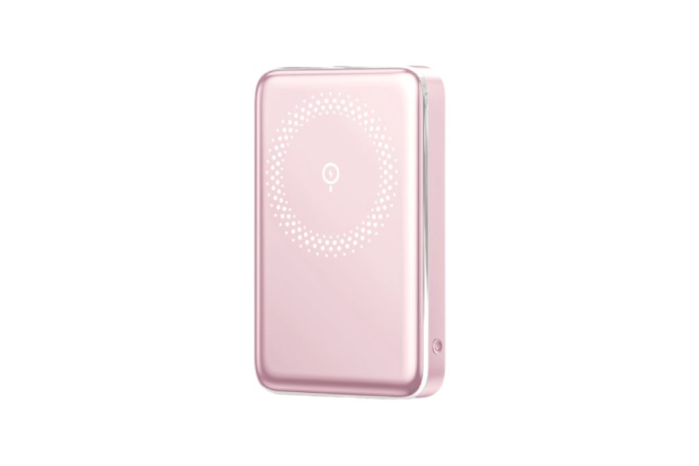 Pin sạc dự phòng Polymer 10000mAh Không dây Magnetic Type C PD 20W Innostyle PowerMag Slim IM20PD Màu Hồng