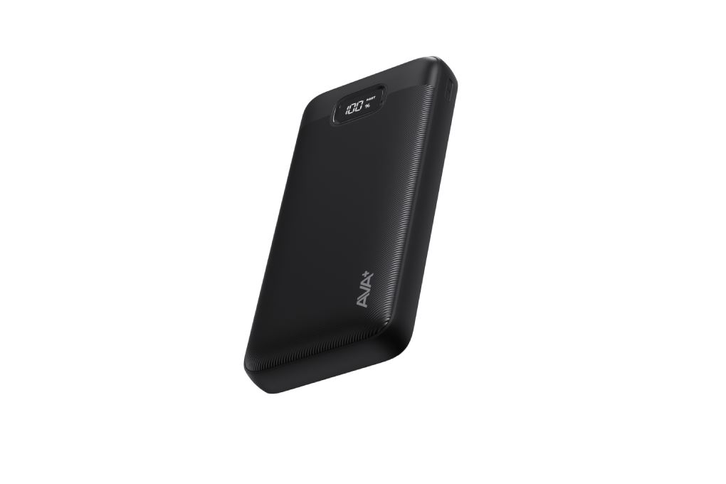 Pin sạc dự phòng Polymer 20000mAh Type C 10.5W AVA+ JP311 kèm cáp Lightning và Type C Màu Đen