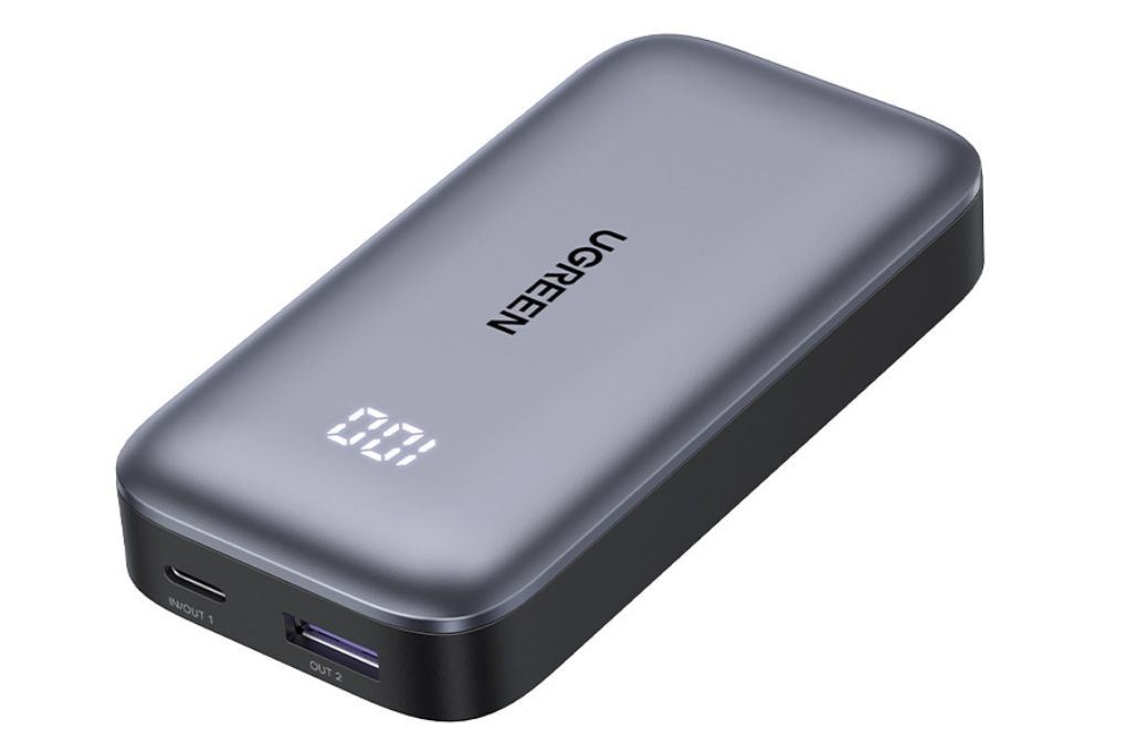 Pin sạc dự phòng 20000mAh Type C PD QC 3.0 22.5W Ugreen PB505 kèm Cáp Type C Màu Đen