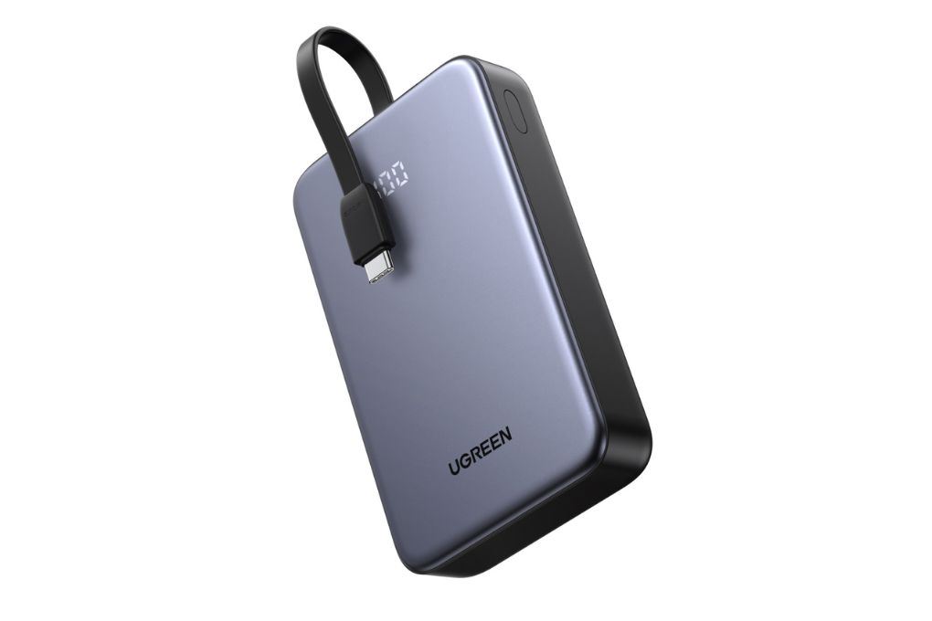 Pin sạc dự phòng 20000mAh Type C PD QC 3.0 22.5W Ugreen PB505 kèm Cáp Type C Màu Đen