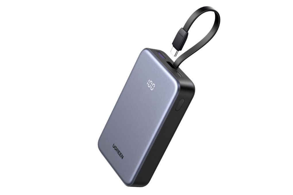 Pin sạc dự phòng 20000mAh Type C PD QC 3.0 22.5W Ugreen PB505 kèm Cáp Type C Màu Đen