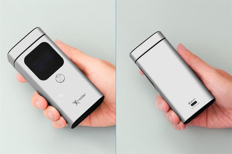 Pin sạc dự phòng 15000mAh Không dây Magnetic Qi2 Type C PD QC 3.0 100W Xmobile JP339 Màu Bạc