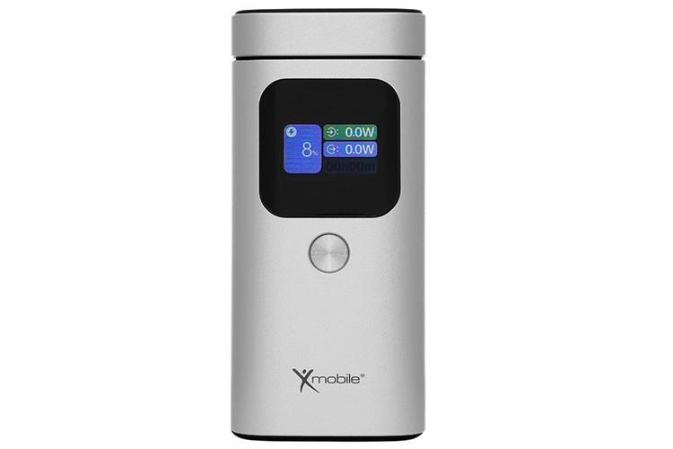 Pin sạc dự phòng 15000mAh Không dây Magnetic Qi2 Type C PD QC 3.0 100W Xmobile JP339 Màu Bạc