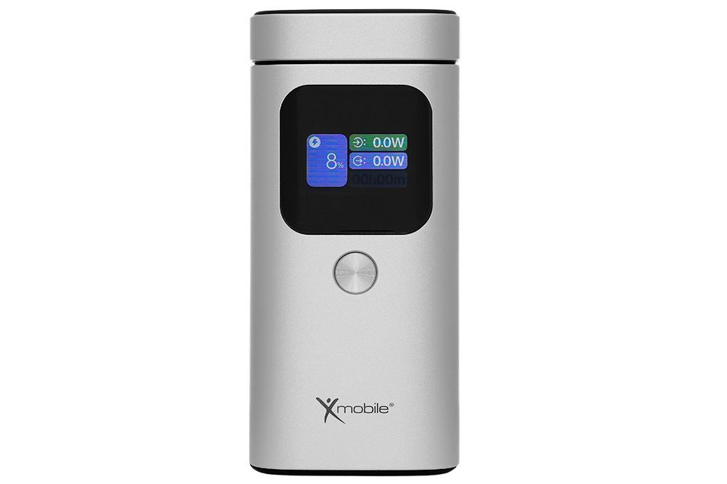 Pin sạc dự phòng 15000mAh Không dây Magnetic Qi2 Type C PD QC 3.0 100W Xmobile JP339 Màu Bạc