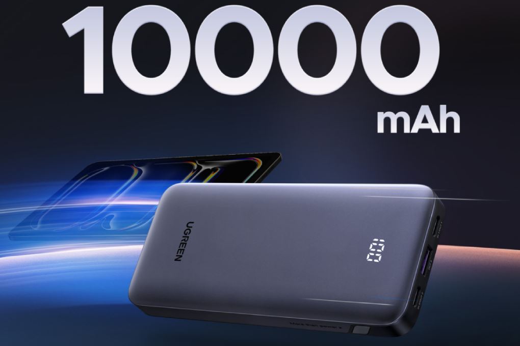 Pin sạc dự phòng Polymer 10000mAh Type C PD QC 3.0 30W Ugreen PB535 Màu Xám