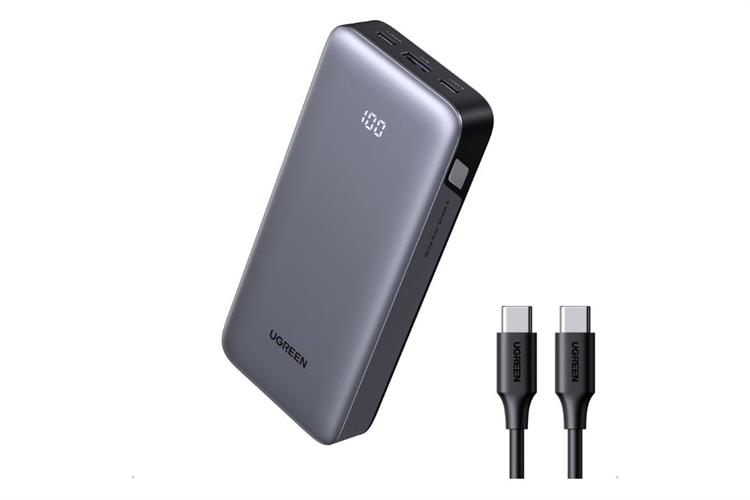 Pin sạc dự phòng Polymer 20000mAh Type C PD QC 3.0 30W Ugreen PB532 Màu Xám