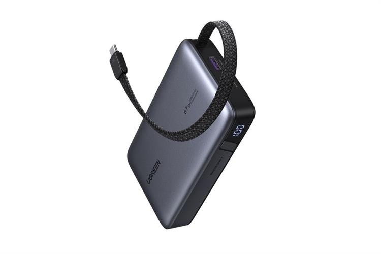 Pin sạc dự phòng 20000mAh Type C PD QC 3.0 67W Ugreen PB550 kèm Cáp Type C