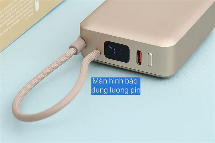 Pin sạc dự phòng Polymer 10000mAh Type C PD 22.5W Xmobile F13 kèm Cáp Type C Màu Vàng