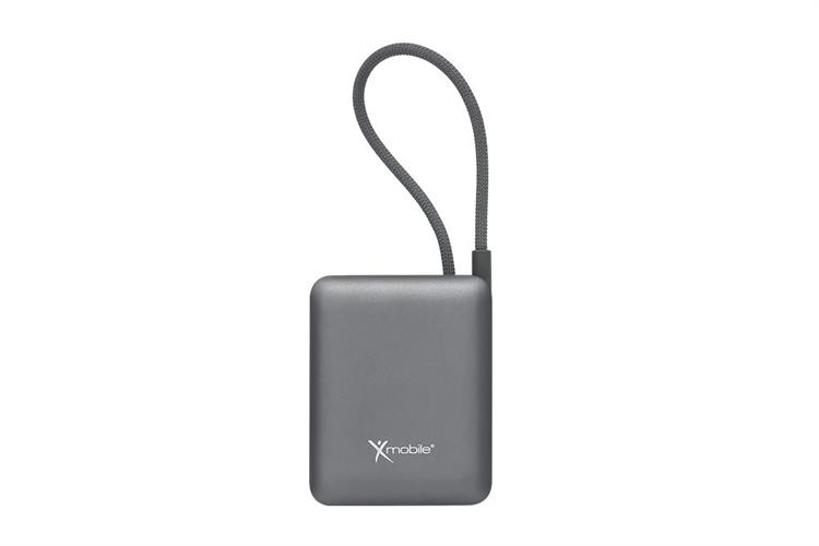 Pin sạc dự phòng Polymer 10000mAh Type C PD 22.5W Xmobile F13 kèm Cáp Type C Màu Xám