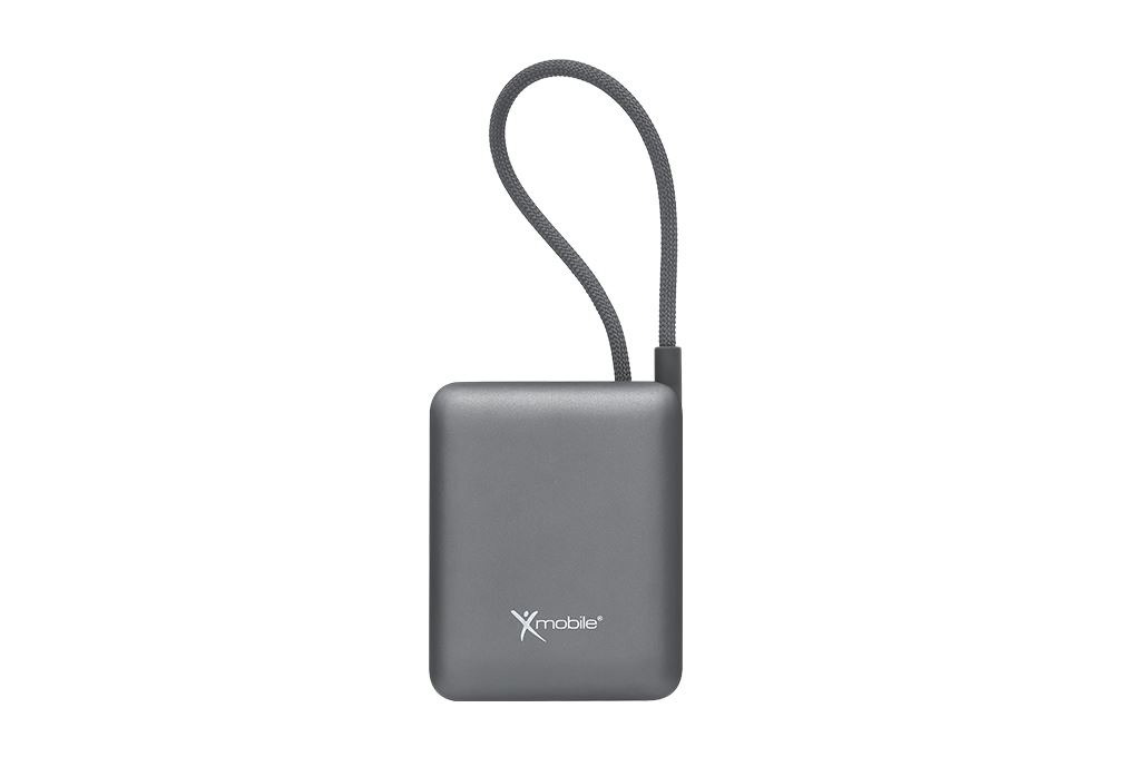 Pin sạc dự phòng Polymer 10000mAh Type C PD 22.5W Xmobile F13 kèm Cáp Type C Màu Xám