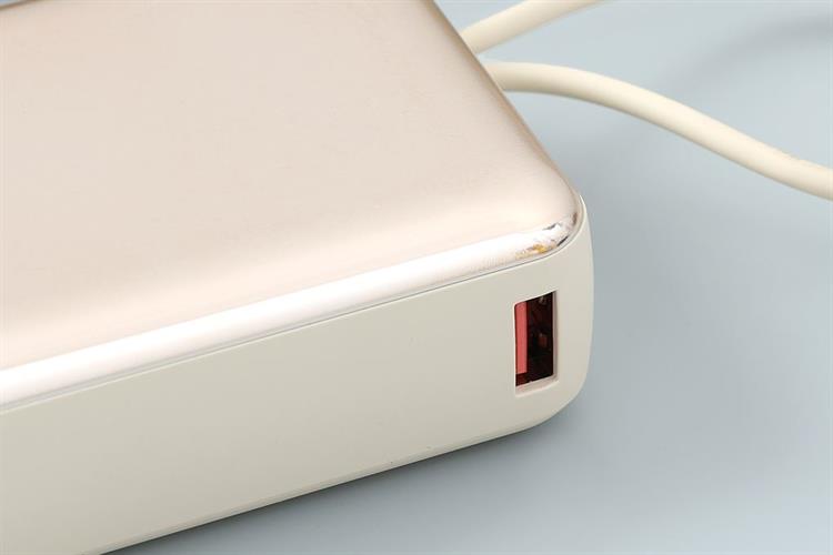 Pin sạc dự phòng Polymer 20000mAh Type C PD QC 3.0 22.5W Xmobile H32 kèm Cáp Lightning và Type C Màu Vàng