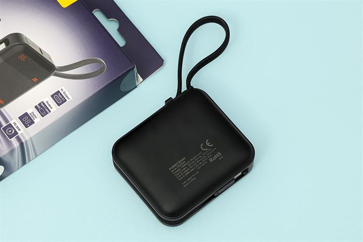 Pin sạc dự phòng Polymer 10000mAh Type C PD 20W Xmobile DS2254A kèm Cáp Type C Màu Đen