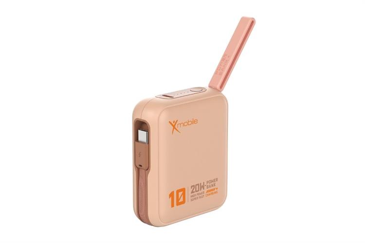Pin sạc dự phòng Polymer 10000mAh Type C PD 20W Xmobile DS2054B kèm Cáp Type C