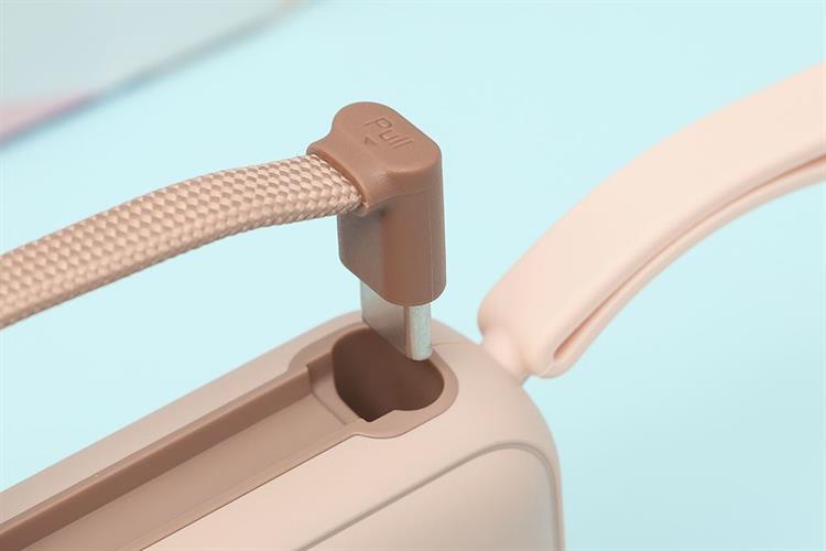 Pin sạc dự phòng Polymer 10000mAh Type C PD 20W Xmobile DS2054B kèm Cáp Type C Màu Nâu