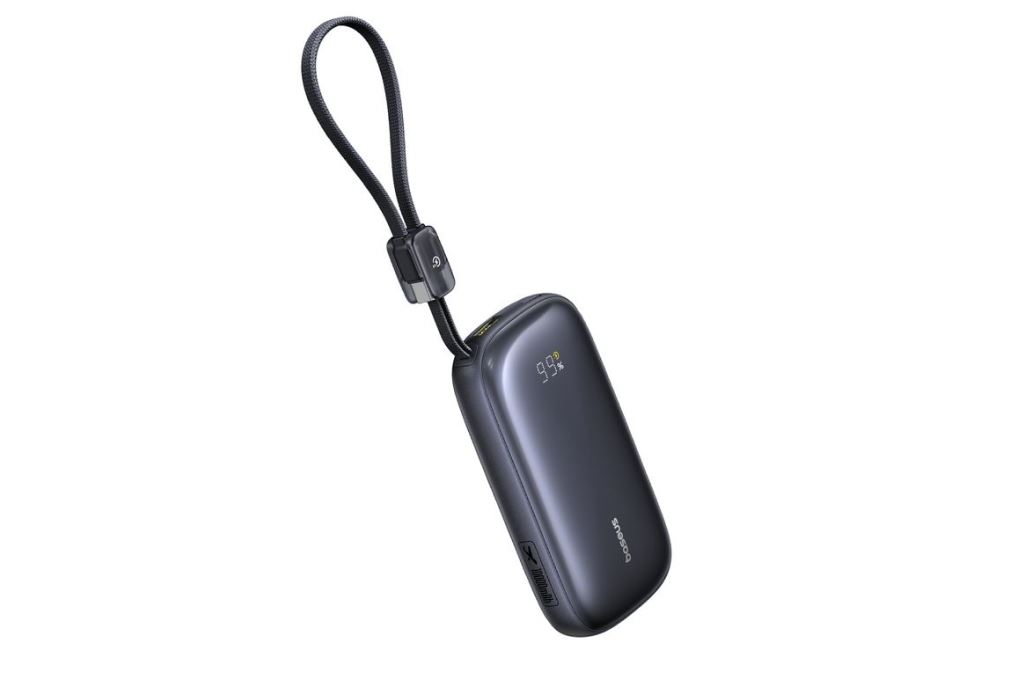 Pin sạc dự phòng 10000mAh Type C PD QC 3.0 22.5W Baseus Qpow 3 Ultra PPFLS-1022 kèm Cáp Lightning và Type C Màu Đen