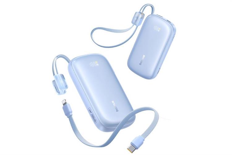 Pin sạc dự phòng 20000mAh Type C PD QC 3.0 22.5W Baseus Qpow 3 Ultra PPFLS-2022 kèm Cáp Lightning và Type C