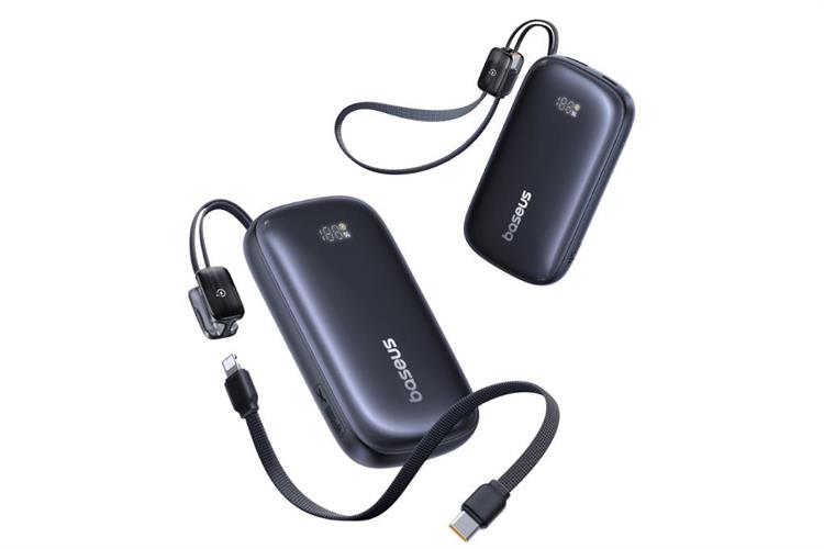 Pin sạc dự phòng 10000mAh Type C PD QC 3.0 45W Baseus Qpow 3 Ultra PPFLS-1045 kèm Cáp Lightning và Type C