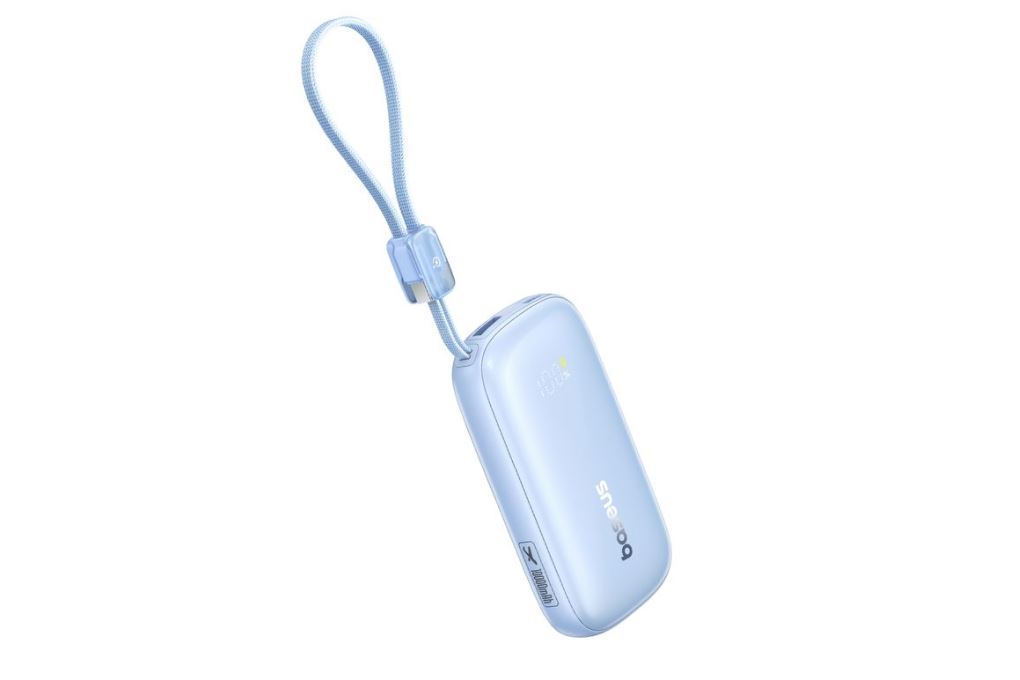 Pin sạc dự phòng 10000mAh Type C PD QC 3.0 45W Baseus Qpow 3 Ultra PPFLS-1045 kèm Cáp Lightning và Type C Màu Xanh Dương